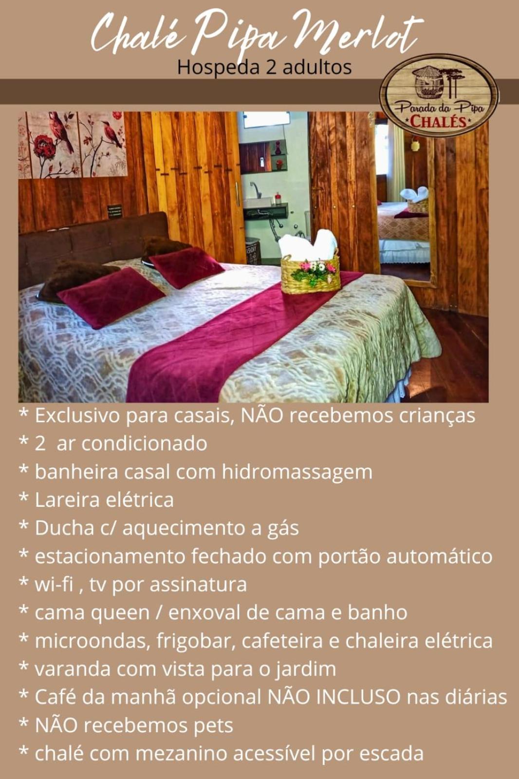 Chale Tematico Em Pipa De Vinho - Parada Da Pipa Chales Canela Room photo